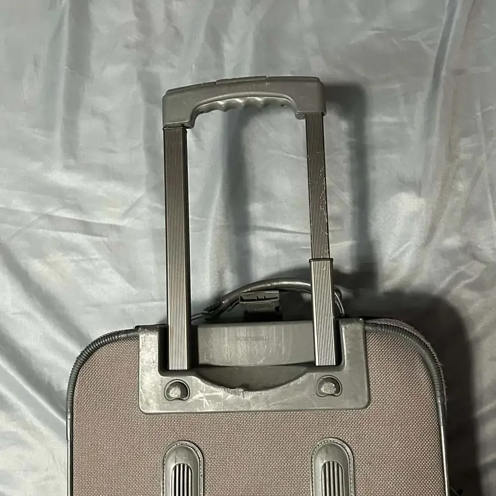 Delsey Grey Softside Rolling Carry-On Luggage